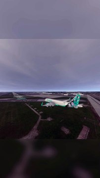 Difficult Arrival in Severe Weather: Flynas A320neo at Chicago O'Hare International Airport (KORD), Illinois, USA #flights #fly #flightlovers #Canada #USA #Japan #aviation #flying #FlyingLovers #aviationlovers