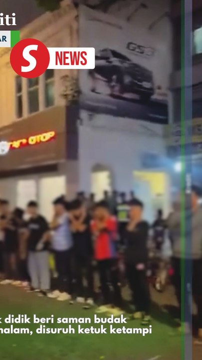 Teens caught riding 'basikal lajak' in KL made to do squats