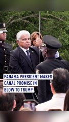 Panama President makes canal promise in blow to Trump