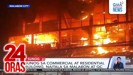 Sunog sa commercial at residential building, naitala sa Malabon at QC | 24 Oras