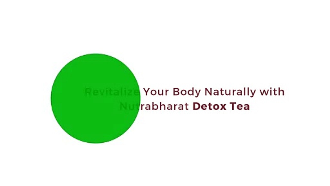Revitalize Your Body Naturally with Nutrabharat Detox Tea