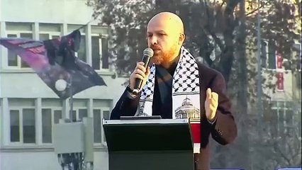 Bilal Erdoğan, Gazze mitinginde konuştu