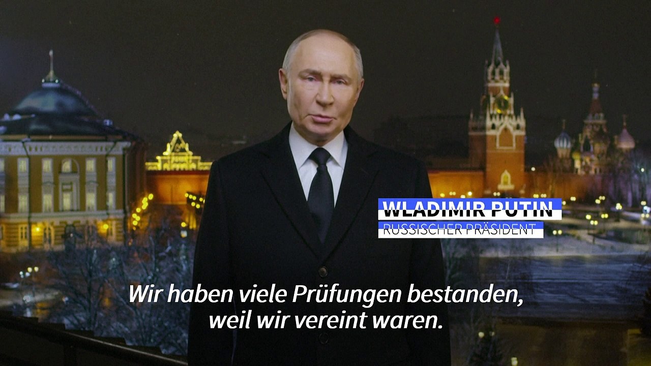 Putin 'stolz' auf Erfolge Russlands