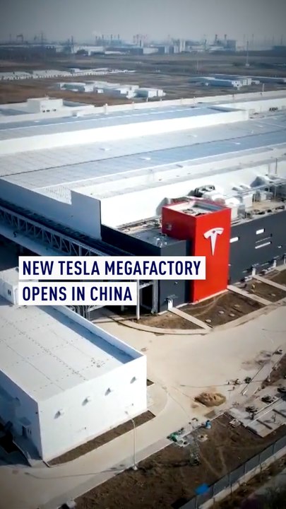 New Tesla megafactory opens in China