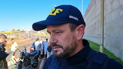 Motorista fez retorno irregular, diz PRF sobre acidente no Trevo Cataratas