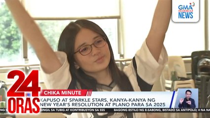 Kapuso at Sparkle stars, kanya-kanya ng New Year's resolution at plano para sa 2025 | 24 Oras