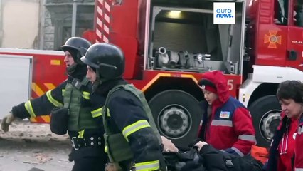 At least two dead after Russian attack hits Kyiv on New Year's Day