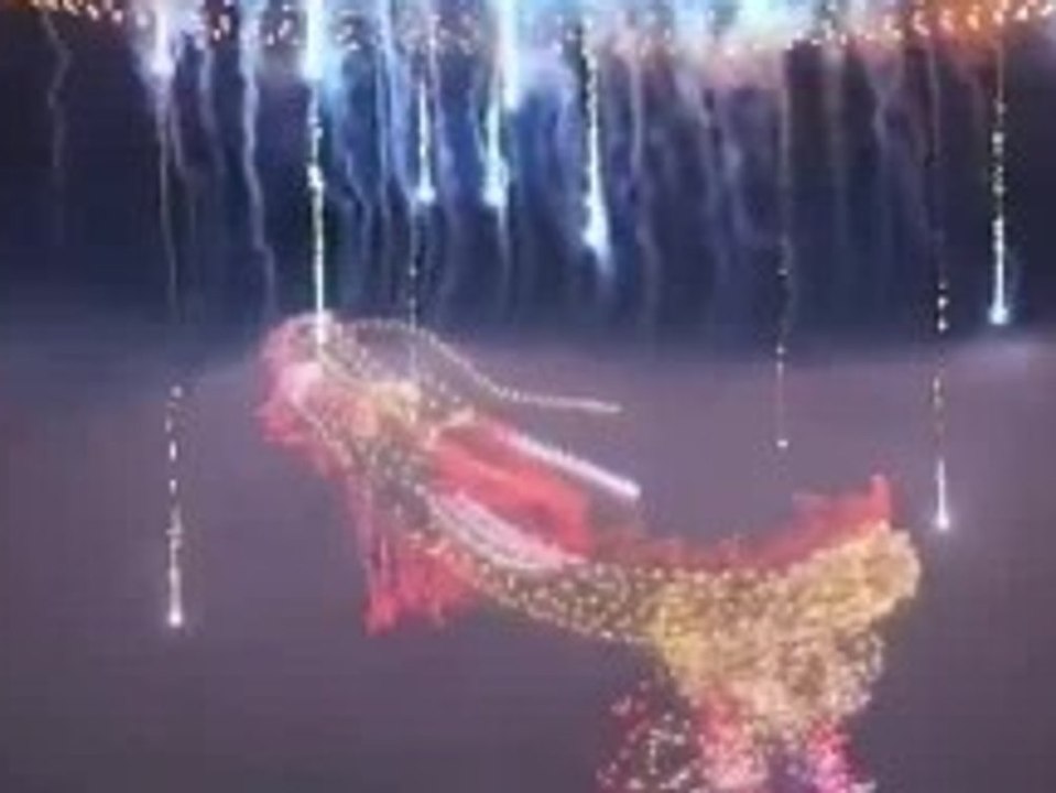 Drachen statt Feuerwerke: China feiert mit beeindruckender Lichtershow