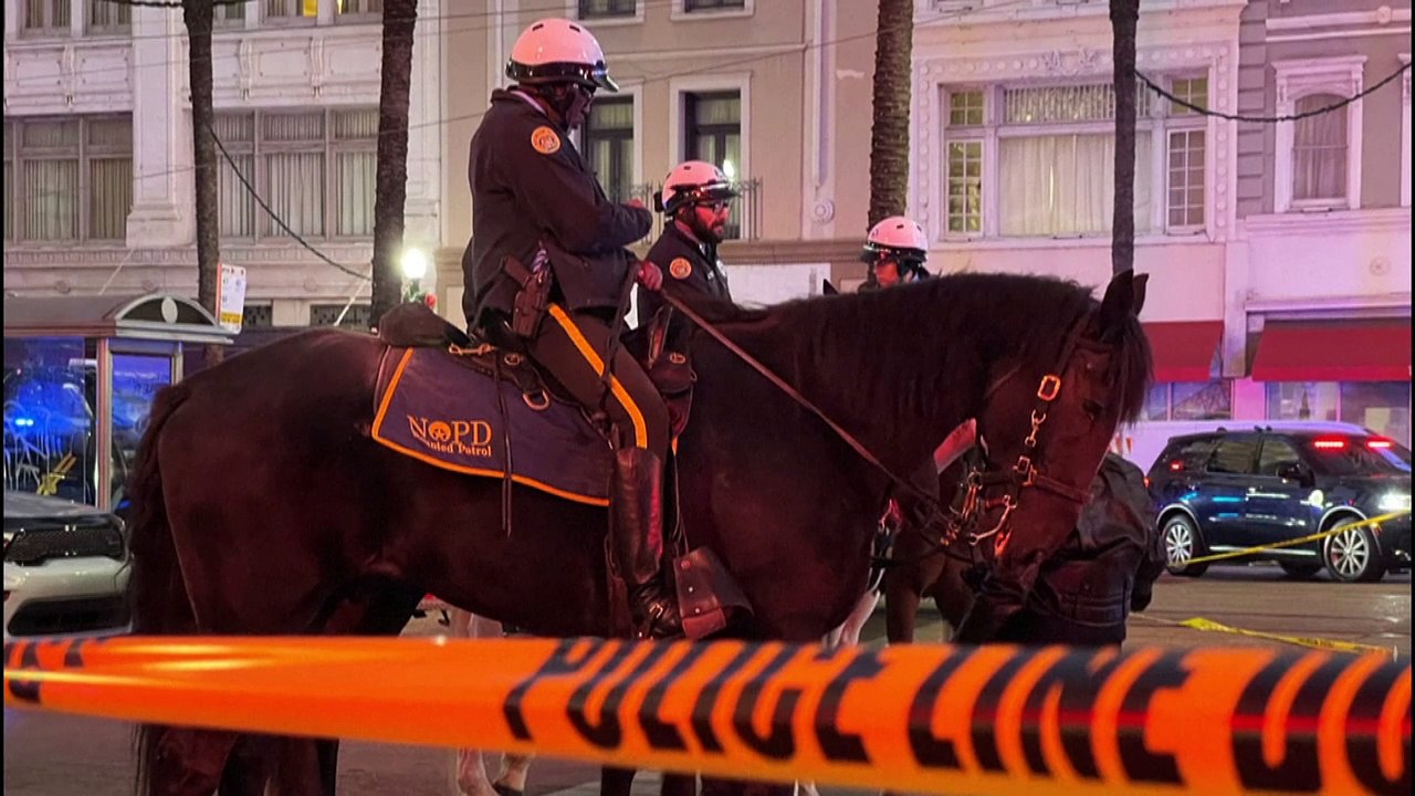 New Orleans: Mann rast mit Auto in Menschenmenge - 10 Tote