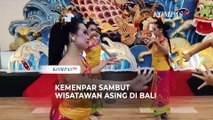 Kunjungan Perdana Wisatawan Asing Tahun 2025 di Bali, Kementerian Pariwisata Lakukan Penyambutan