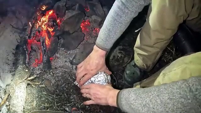 HOT ROCKS in my Bushcraft Cot - Winter Camping in Alaska with a Survival Shelter#HotRocks #Bushcraft