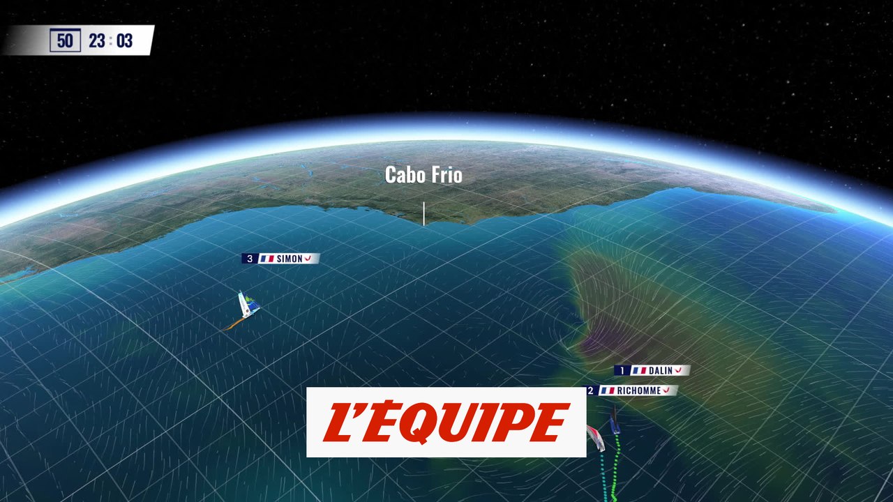 La cartographie du mardi 31 décembre - Voile - Vendée Globe