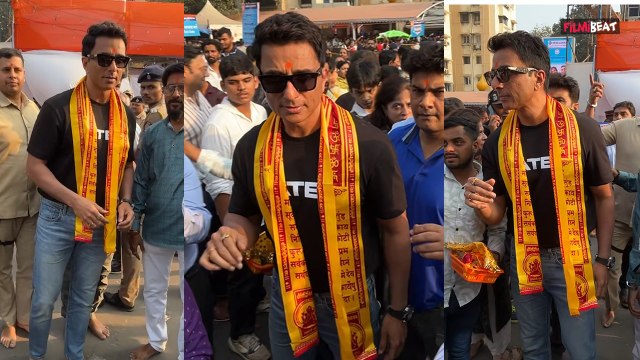 Sonu Sood ने नए साल के मौके पर Siddhivinayak Temple में किए दर्शन, Actor का Latest Video हुआ Viral