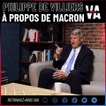 Philippe De Villiers à propos de macron