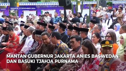 Anies dan Ahok Duduk Sebelahan di Balai Kota, Titip Pesan untuk Jakarta