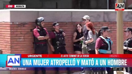 Accidente fatal en Recoleta: una conductora perdió el control y mató a un turista