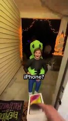 Giving iPhones Instead Of Candy on Halloween