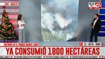 Incendio en el Parque Nahuel Huapi: ya consumió 1800 hectáreas