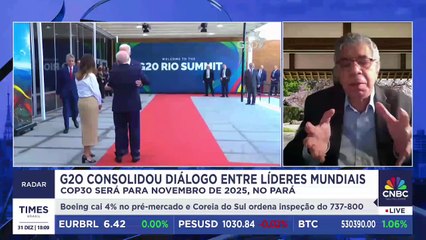 Como foi contribuição do Brasil na reunião do G20 no RJ? Ex-vice-presidente do Banco Mundial analisa