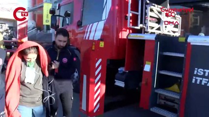 İstanbul'da mobilya mağazasında korkutan yangın!