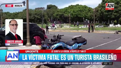Accidente fatal en Avenida Libertador, Recoleta: un hombre fallece tras choque vehicular