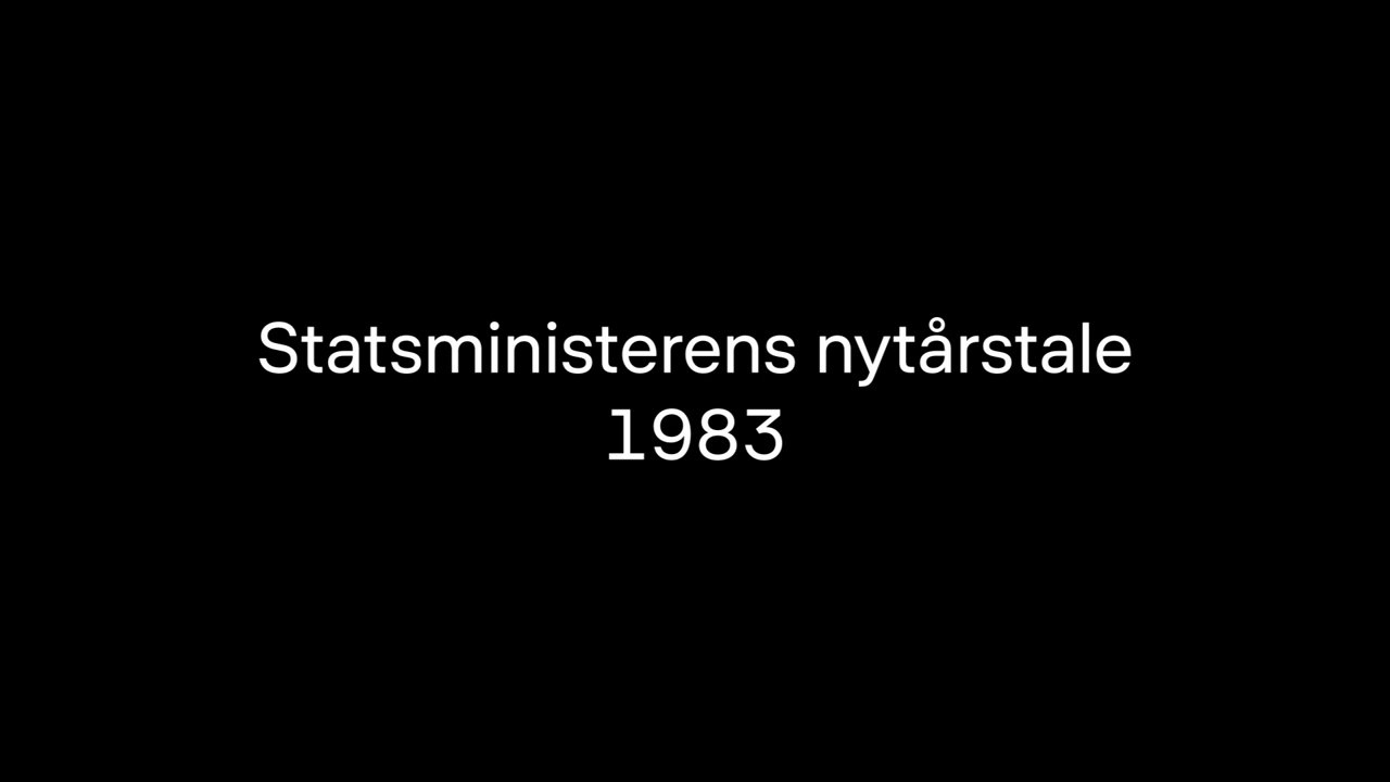Statsministerens nytårstale 1983 DRTV