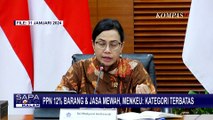 Sri Mulyani Beberkan Kategori Barang Jasa Kena PPN 12 Persen, Stimulus Ekonomi Masih Sama