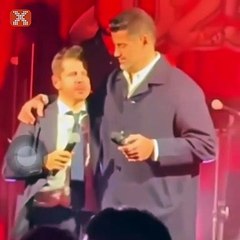 Emre Belözoğlu ve Volkan Demirel'den "Mihriban" performansı.