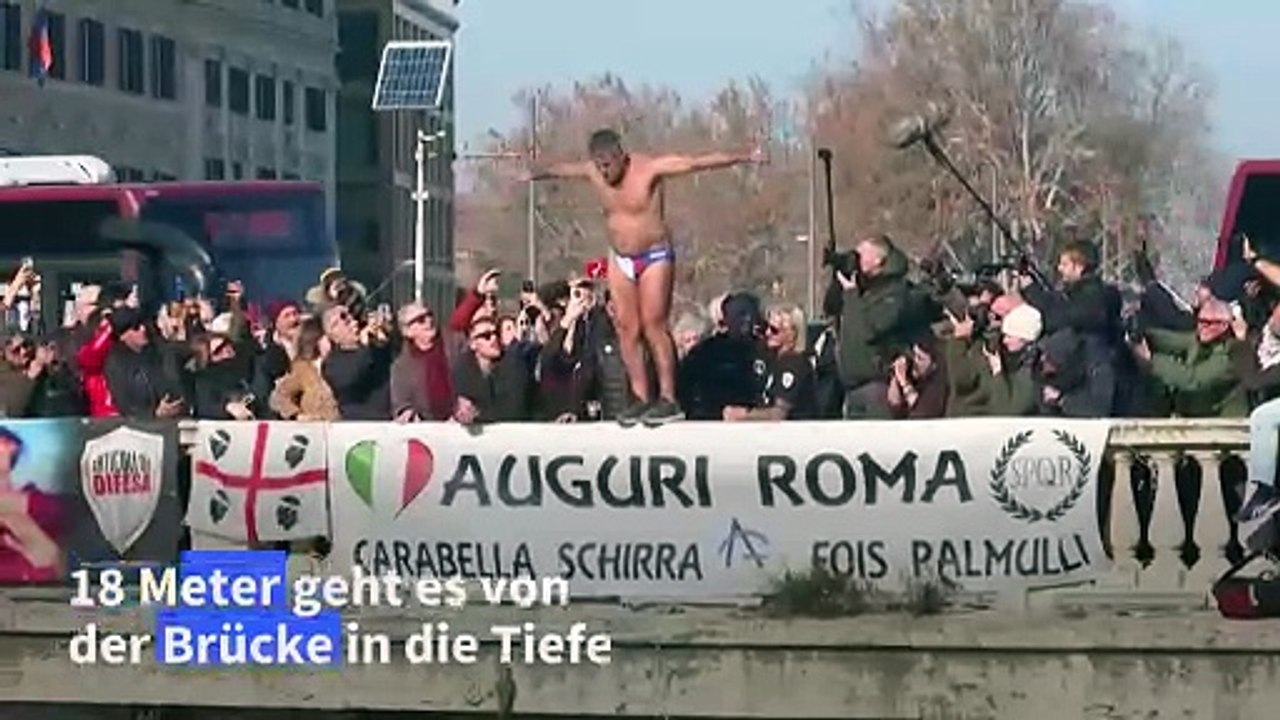 Nichts für warmduscher: neujahrsbaden