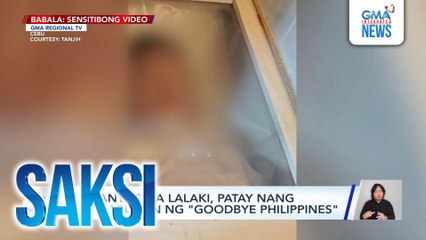 10-anyos na lalaki, patay nang masabugan ng "Goodbye Philippines" | Saksi