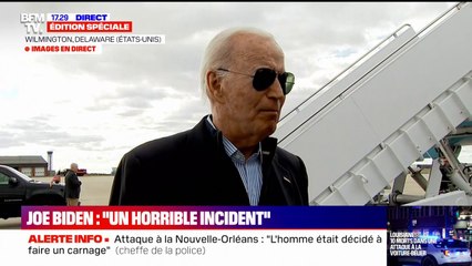 Attaque à la Nouvelle-Orléans: Joe Biden "se fie à la CIA et au FBI pour rassembler les faits"