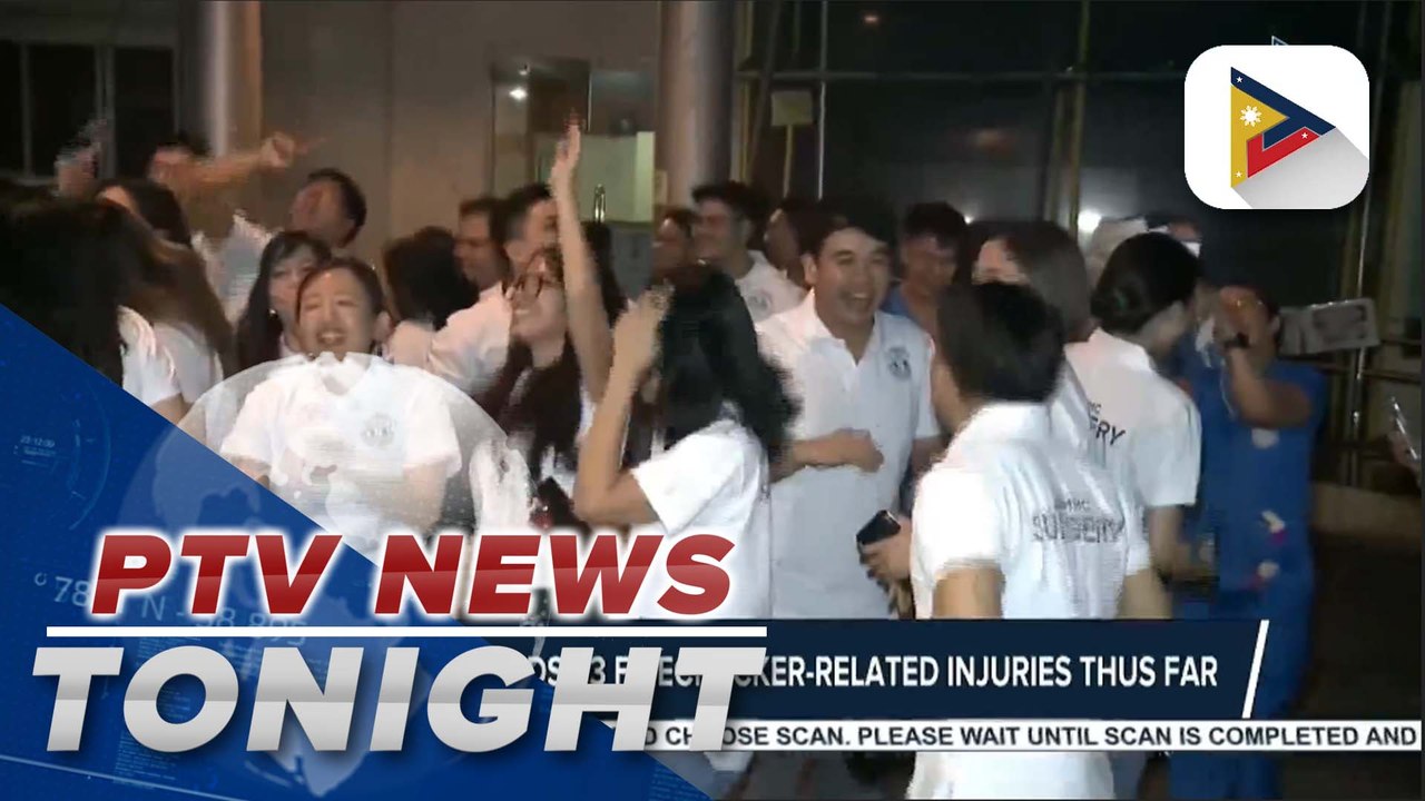 JRRMMC records 83 firecracker-related injuries thus far; Bulacan Medical Center reports 10 firecracker-related injuries thus far