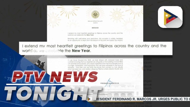 PBBM urges Filipinos to welcome New Year with reflective, growth-focused mindset