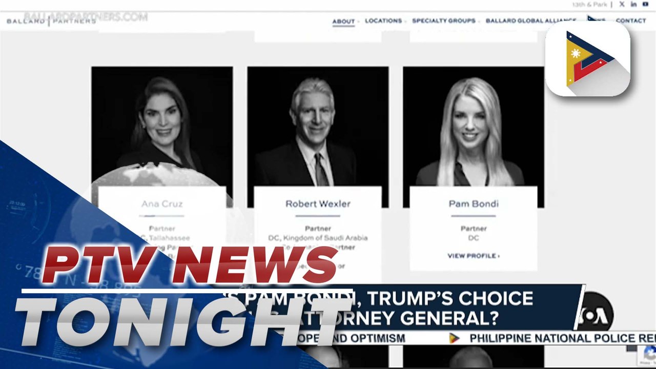 Who is Pam Bondi, Trump’s choice for U.S. attorney general?