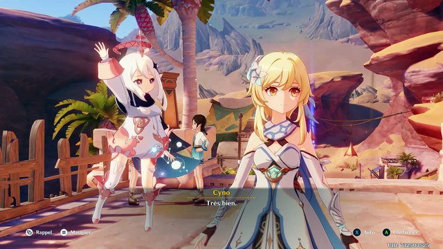 Genshin Impact Chapitre III Acte 4 Le roi Deshret et les trois mages 1 Le gardien du village disparu