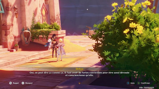 Genshin Impact Chapitre III Acte 4 Le roi Deshret et les trois mages 2 Rendez vous à la caravane Ribat