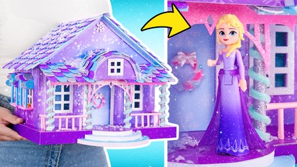 Créez l'escapade enneigée parfaite d'Elsa 🏰❄️ Tutoriel de bricolage