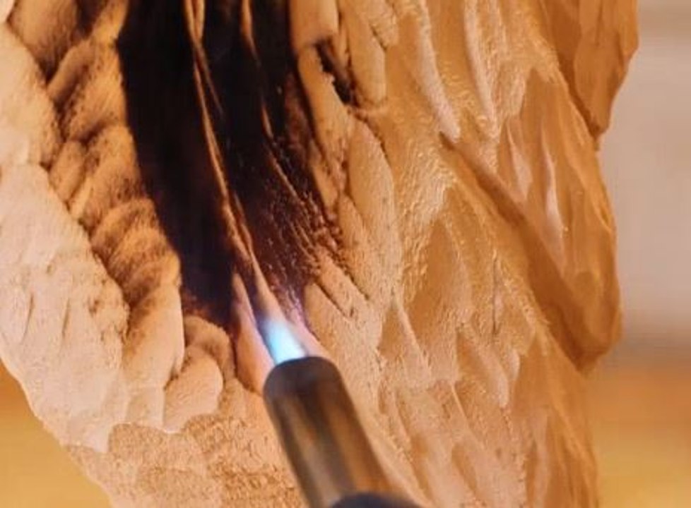 Crafty creature! Rustic owl made out of a wooden log!