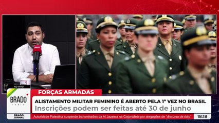ALISTAMENTO FEMININO, VOLUNTÁRIO, É LIBERADO NO PAÍS
