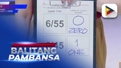P57-M na jackpot price ng Mega Lotto 6/45 draw noong January 1, napanalunan ng isang mananaya