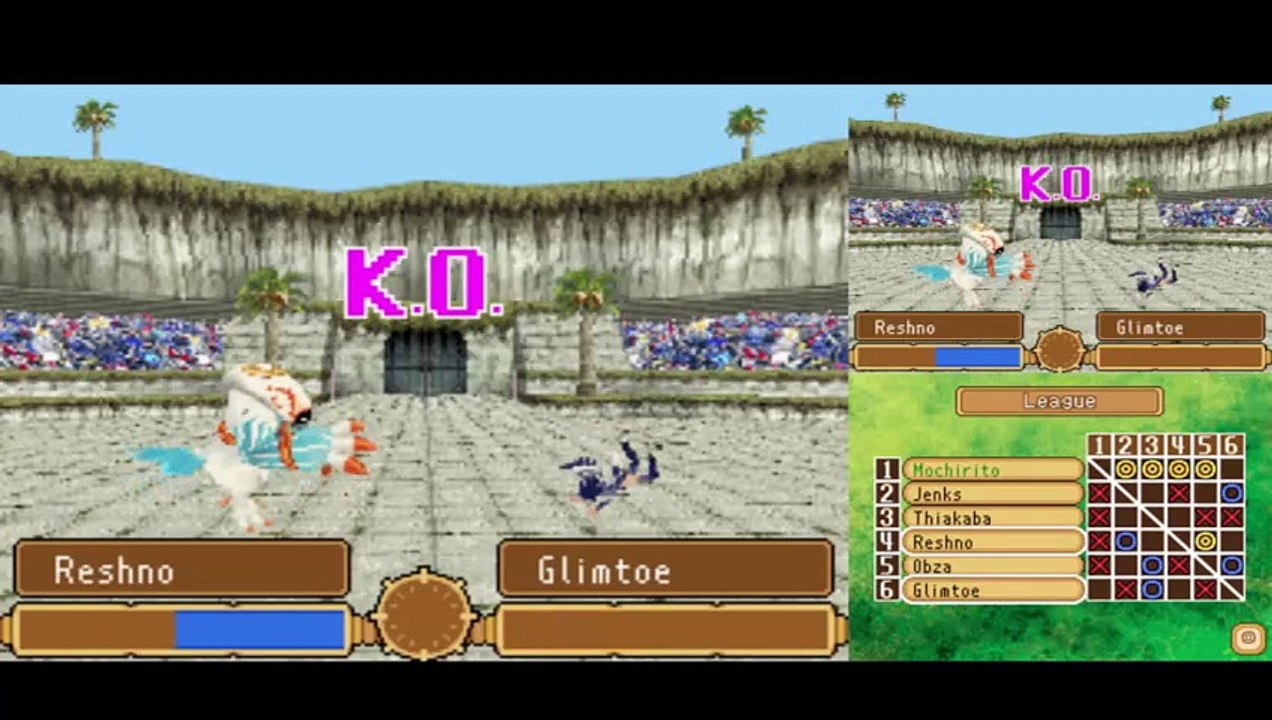 Monster Rancher DS - Monster Candy cup #1 RJ ANDA #retrogamer #monsterrancher2 #monsterrancher