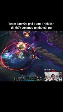 Team bạn vừa phá được 1 nhà lính thì thấy con mực to như cái trụ #illaoi #malphite #lienminhhuyenthoai #leagueoflegends