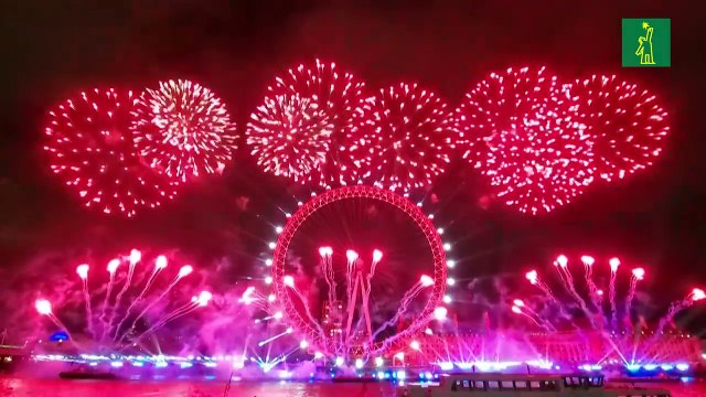 Festejos por el Año Nuevo en Londres, Río de Janeiro, Nueva York y México