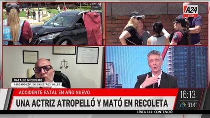🔴 RECOLETA: UNA ACTRIZ ATROPELLÓ Y MATÓ A UN TURISTA BRASILEÑO