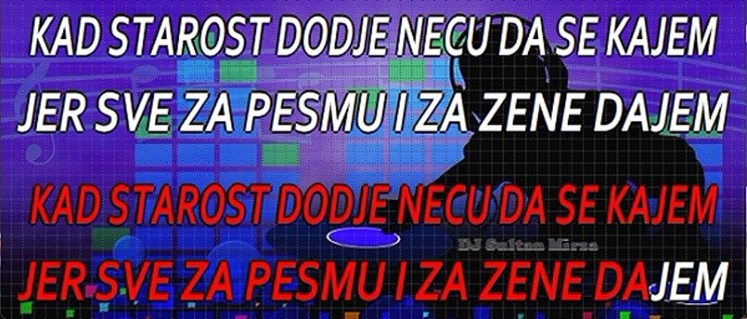 Poslednji boem - Šeki Turković (uživo karaoke)