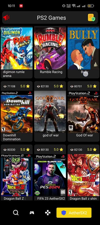 تشغيل محاكي PPSS22 العاب PS2 ومحاكي AetherSX2
