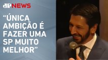 Nunes discursa durante posse do segundo mandato na Prefeitura de São Paulo