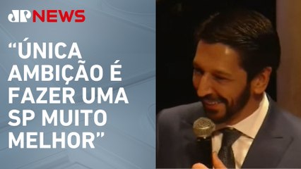 Nunes discursa durante posse do segundo mandato na Prefeitura de São Paulo