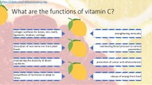 What are the functions of vitamin C? #vitaminc #vitamin #health