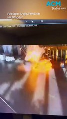 Tesla Cybertruck explodes in front of Trump International Hotel
